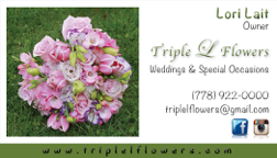 Triple L Flowers Business Card