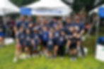 Volunteers, families, and supporters gathered at a Hadley's Blessing Type 1 diabetes awareness event.
