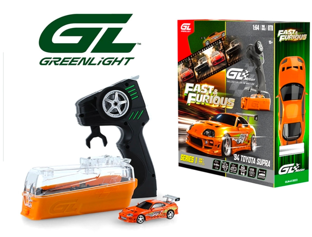 Greenlight Motion 1:64 RC The Fast & The Furious '94 Toyota Supra “Brian’s Supra