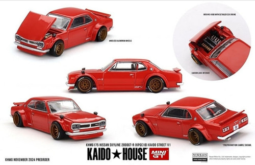 Kaido House x Mini GT Nissan Skyline 2000GT-R (KPGC10) Hobby