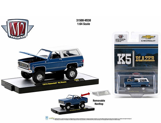 M2マシーン ウォルマート限定　1973 シボレーK5 ブレーザー M2マシーン HOBBY EXCLUSIVE 1/64 1973 シボレー K5 ブレイザー