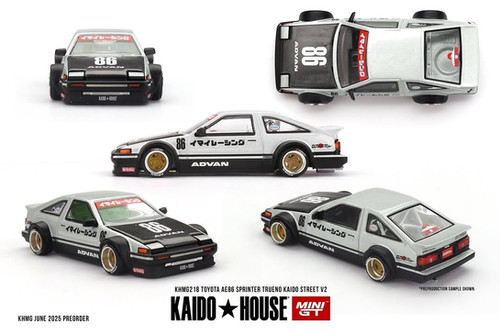 Kaido House x Mini GT Toyota AE86 Sprinter Trueno Kaido Street V2