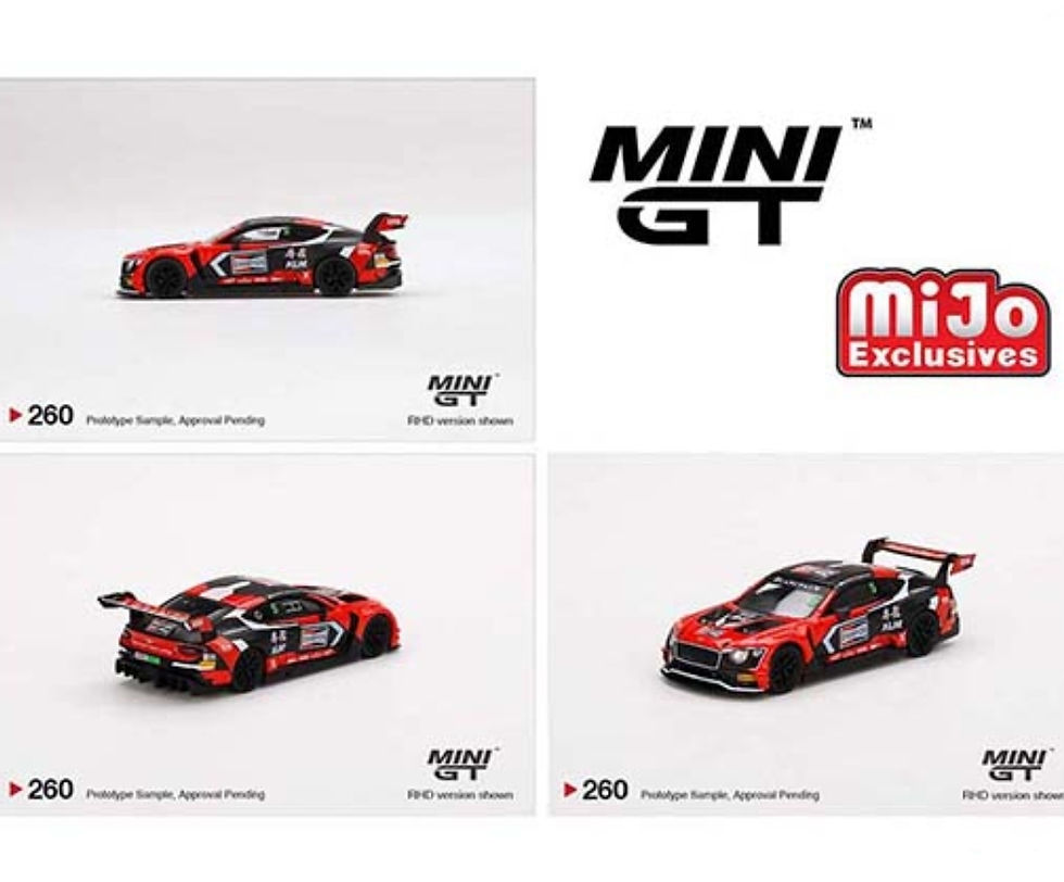 Thumbnail: Mini GT 1:64 Bentley Continental GT3 #5 Champion 2018 Blancpain GT Asia MiJo
