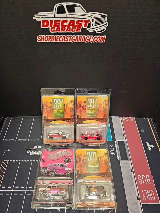 ミニカー Hot Wheels Convention 2025 Special Set Hot Wheels 2025 LA Convention Set of 4 Cars with Pink Gasser