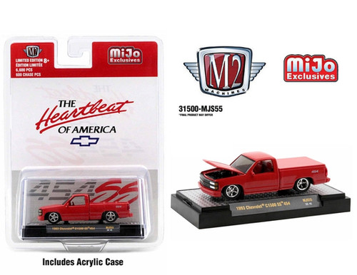 ミニカー M2 '93 C1500 SS 454 - RED CHASE LTD600 M2 Machines 1:64 1993 Chevrolet C1500 SS 454 Red Limited
