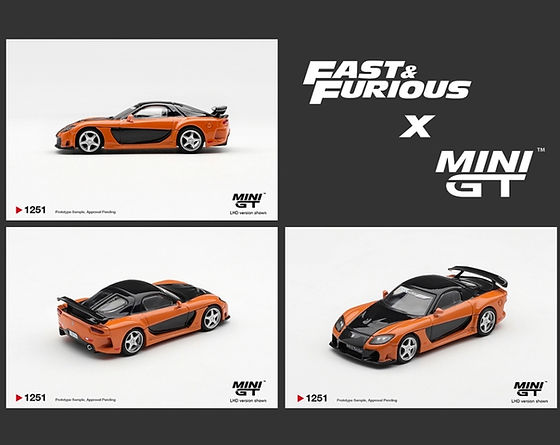 ミニカー VeilSide FAST&FURIOUS Fortune7 1/64 Mini GT 1:64 Mazda RX-7 VeilSide Fortune “The Fast and the Furious