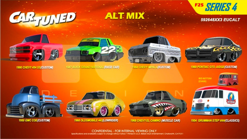 Car Tuned 1:64 Series 4 Hobby Exclusive 2025 Case of 8 Cars