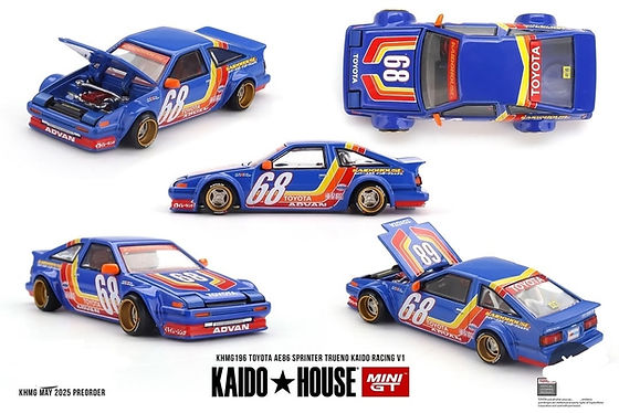 Kaido House x Mini GT Toyota AE86 Sprinter Trueno Kaido Racing V1