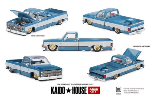 Kaido House x Mini GT Chevrolet Silverado Dually Vintage Spec V1