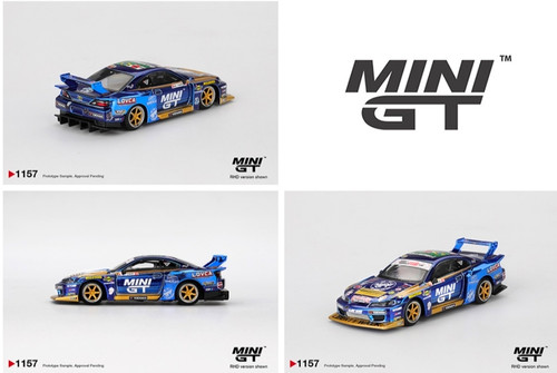 Mini GT 1:64 Nissan LB☆WORKS Super Silhouette S15 Silvia #555