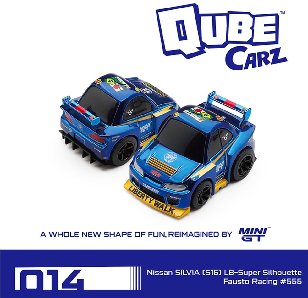 Thumbnail: copy of Mini GT 1:64 Qube Carz Series 2 LB★WORKS Liberty Walk Case of 3 Cars