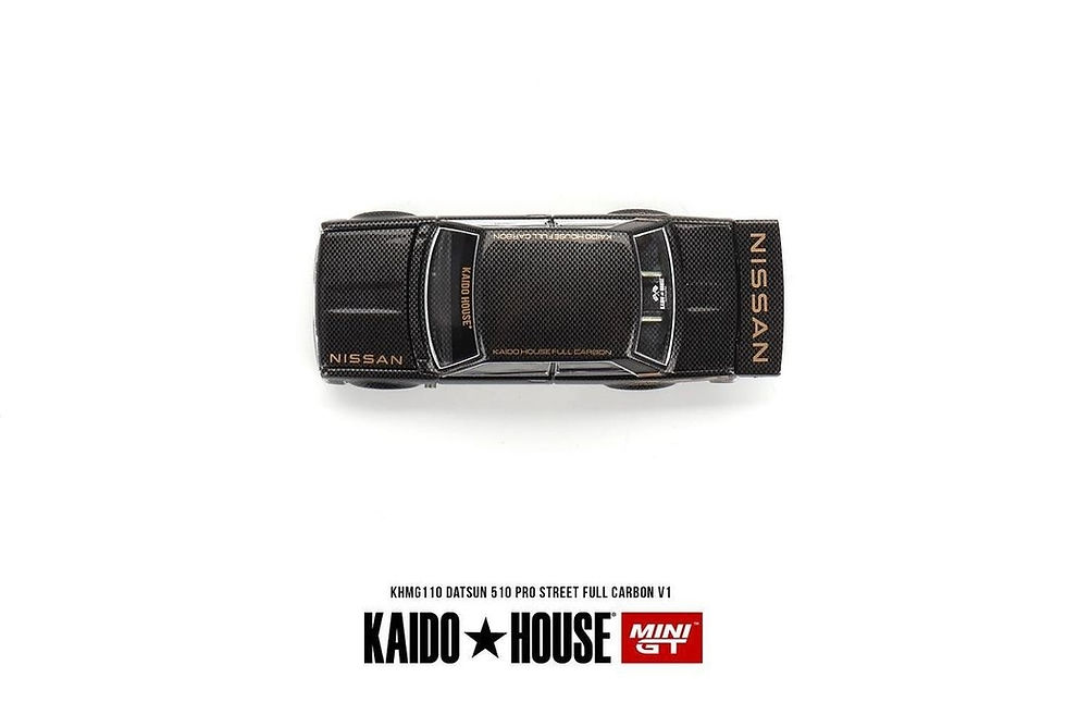 Thumbnail: Kaido House x Mini GT 1:64 Datsun 510 Pro Street Carbon Fiber Hobby Exclusive