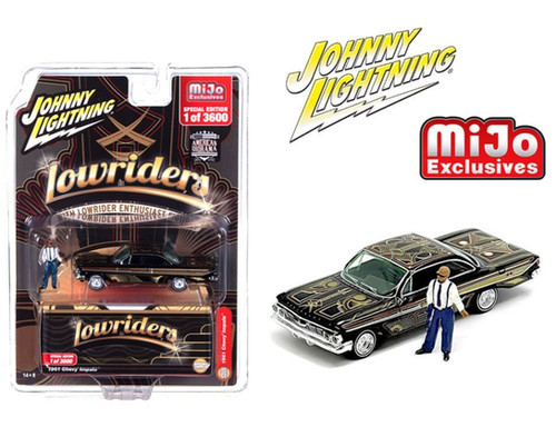 Johnny Lightning 1:64 Lowriders '61 Chevrolet Impala with American