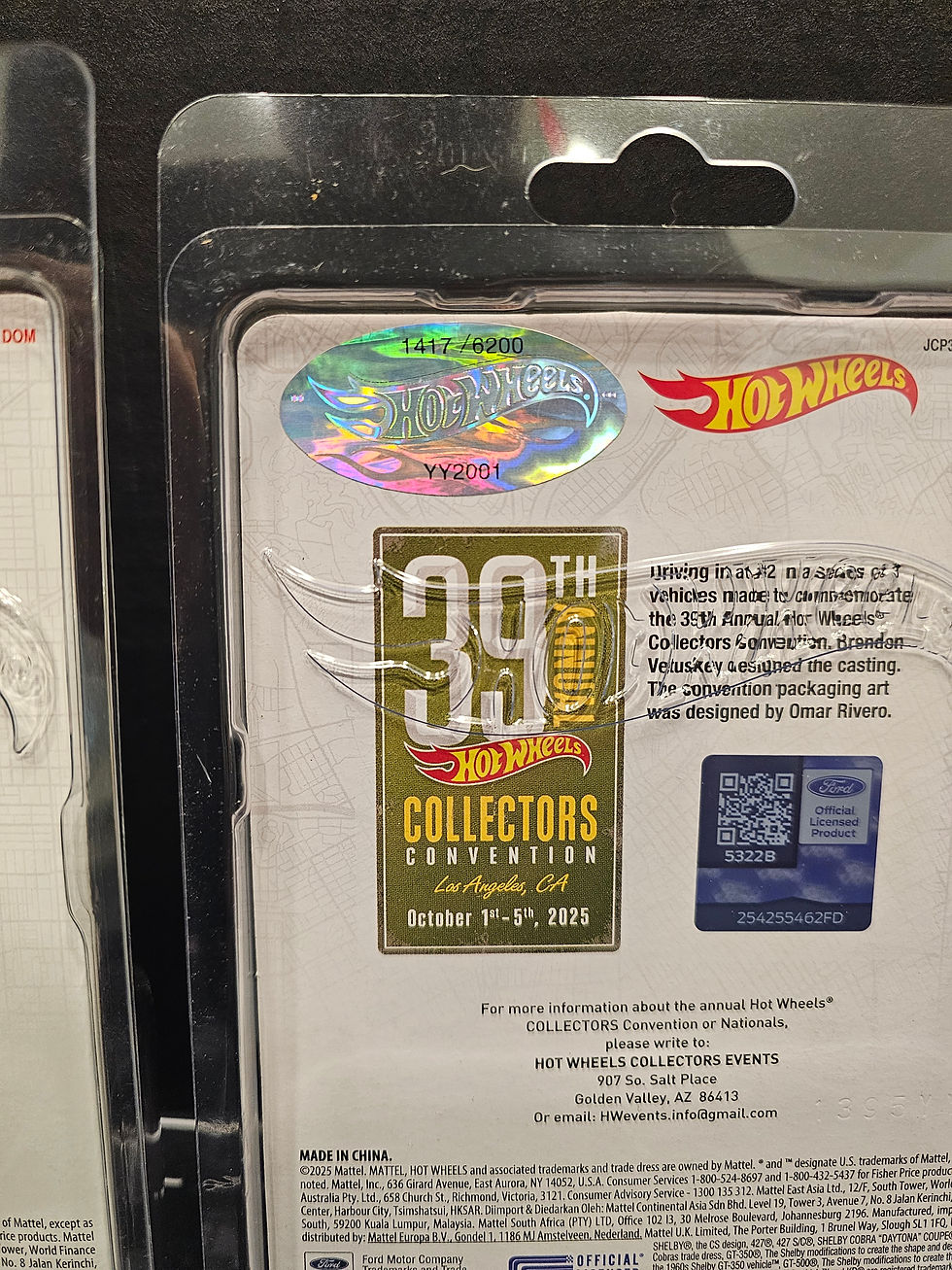 Hot Wheels 2025 LA Convention Set of 4 Cars with Pink Gasser