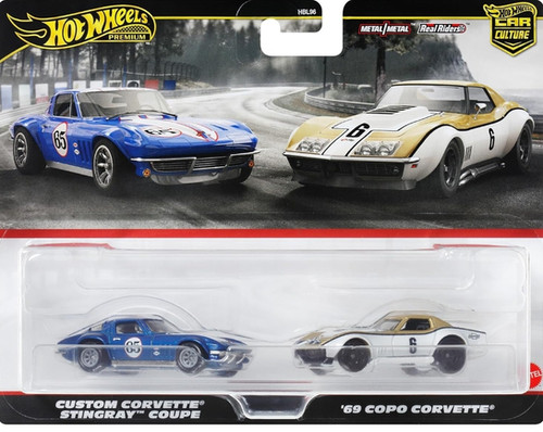 Hot wheels 1:64 Car Culture 2 Pack '69 COPO Corvette/Custom