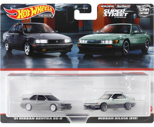 Hot Wheels 1:64 Car Culture 2 Pack '91 Nissan Sentra SE-R/Nissan
