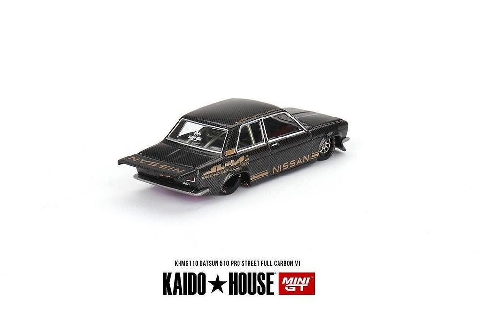 Thumbnail: Kaido House x Mini GT 1:64 Datsun 510 Pro Street Carbon Fiber Hobby Exclusive