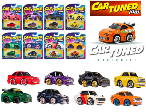 カー・チューンド 1:64 JDM チューナーズ　シリーズ5 CarTuned 1:64 JDM Tuners Series 5 Assortment of 8 Cars | CarTuned
