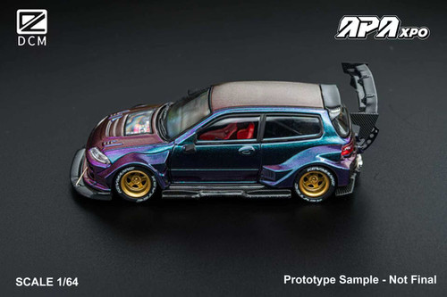 DCM 1:64 Kevmannz 96 Honda Civic EG6 Hatchback Wide Body APA XPO