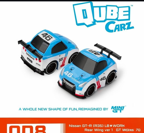 Mini GT 1:64 Qube Carz Series 2 LB☆WORKS Liberty Walk Case of 3