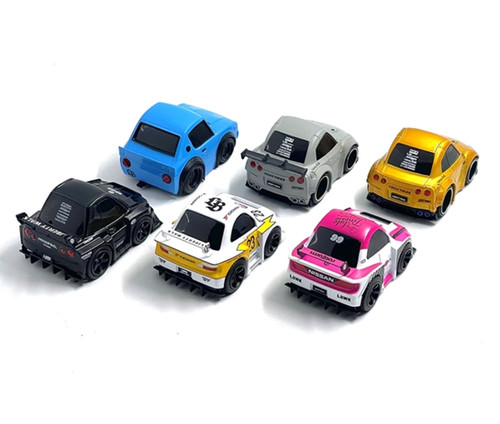 Mini GT 1:64 Qube Carz Series 1 LB☆WORKS Liberty Walk Set of 6