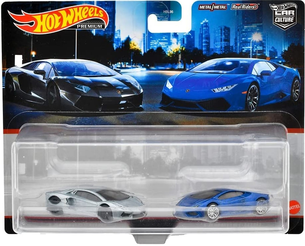 Thumbnail: Hot Wheels 1:64 Car Culture Lamborghini 2 Pack Target Exclusive