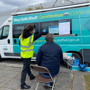 Community Covid Bus comes to High Green