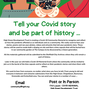Your chance to tell your Covid story