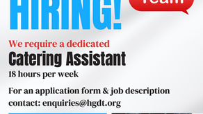 VACANCY : Catering Assistant