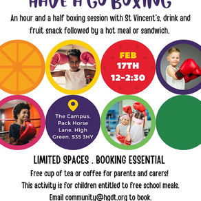 Free Have A Go Boxing this half term