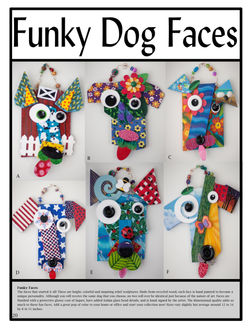 Wooden Funky Faces