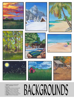 Canvas Print Backgrounds