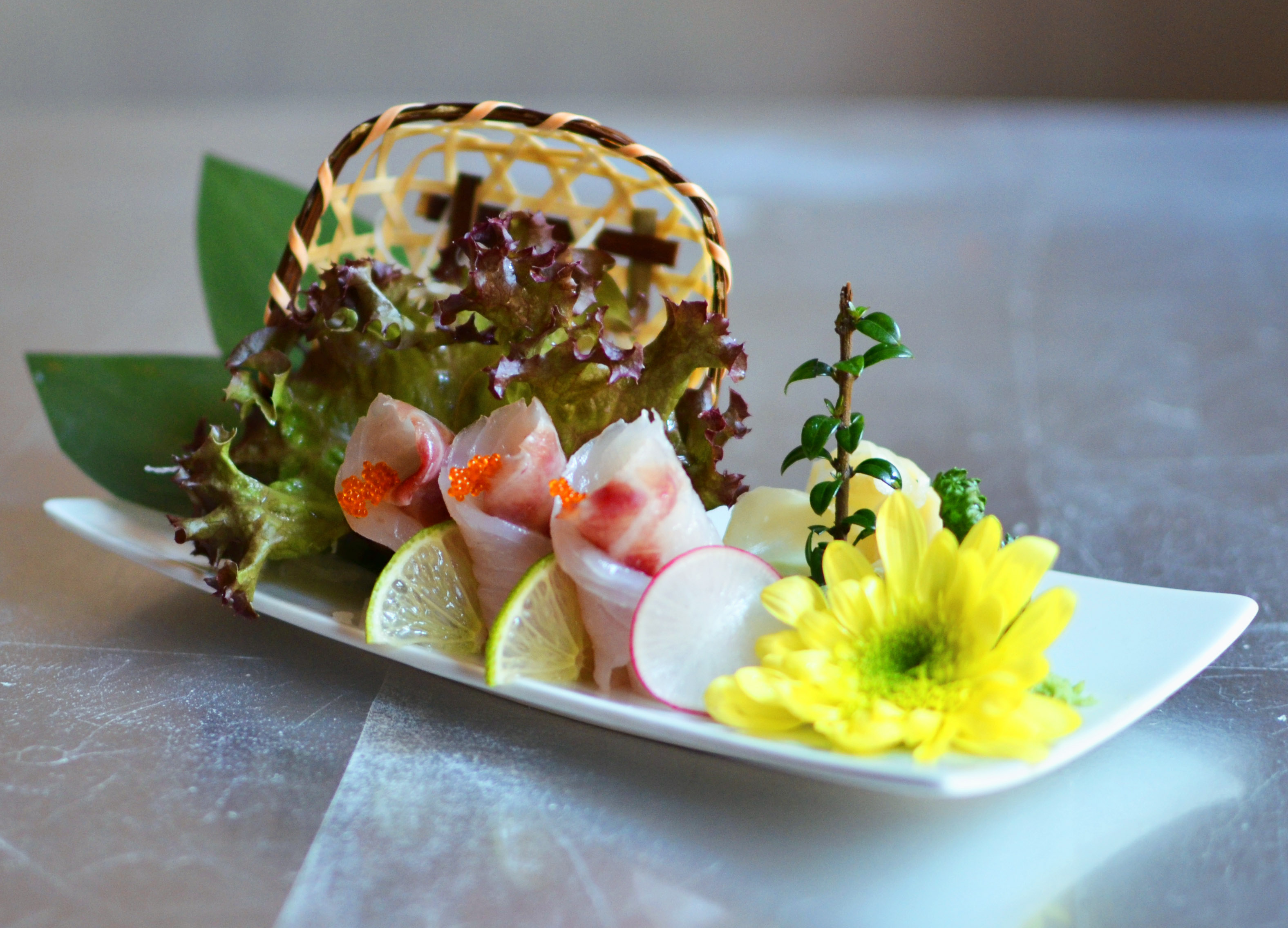 Arranged Food and Objects
