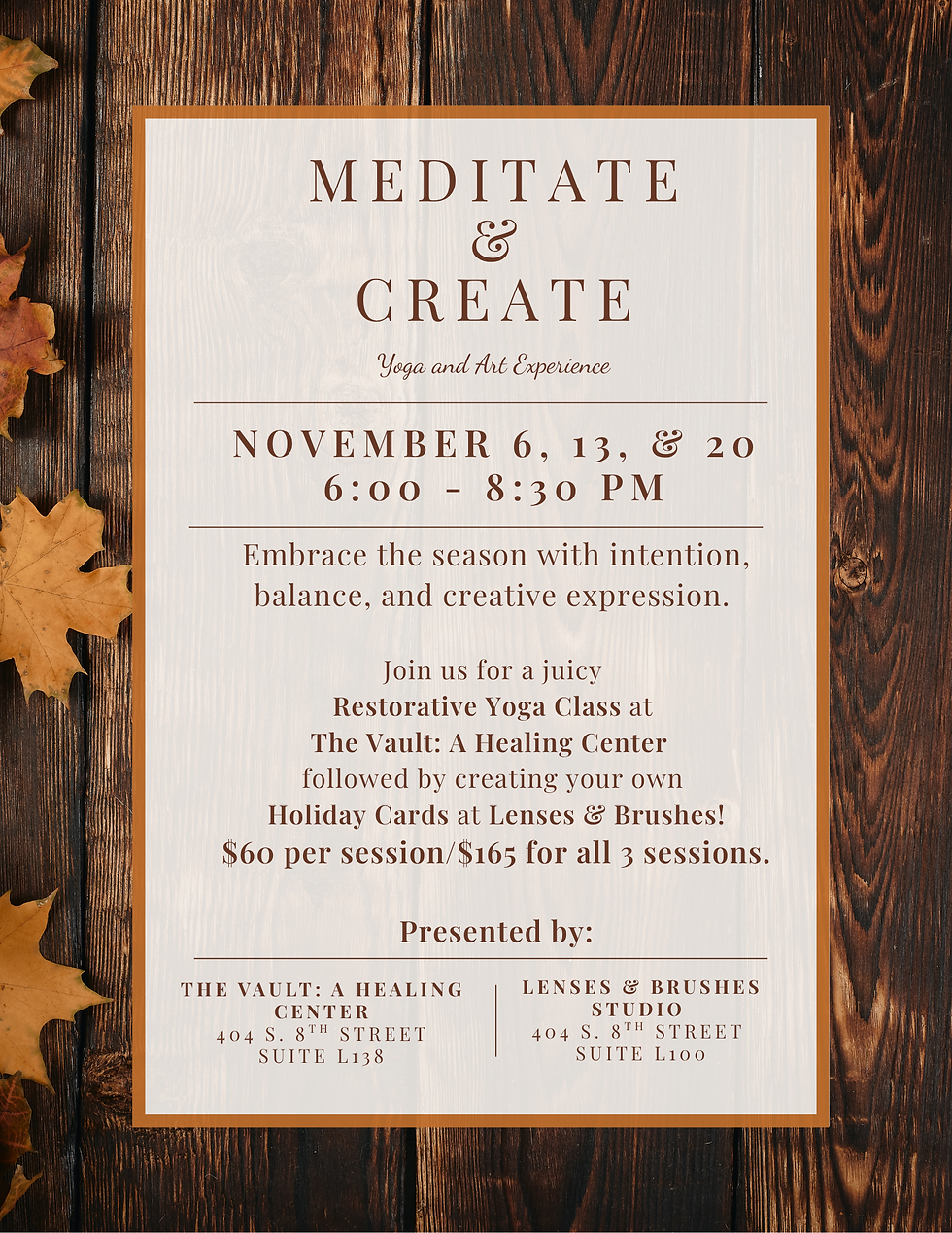 Meditate & Create - Yoga & Art Experience
