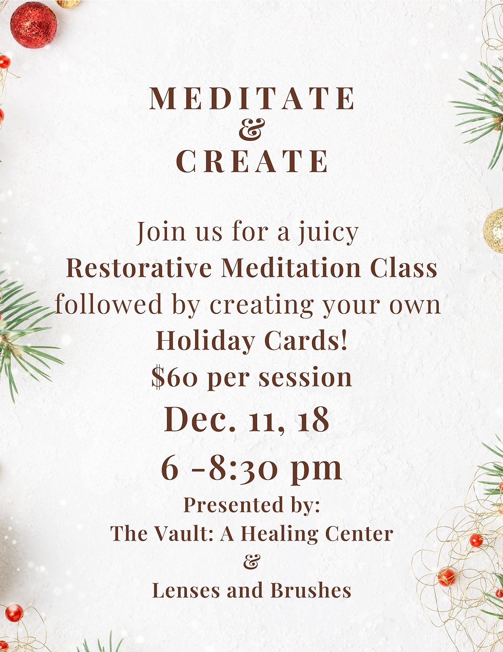 Meditate & Create - Yoga & Art Experience