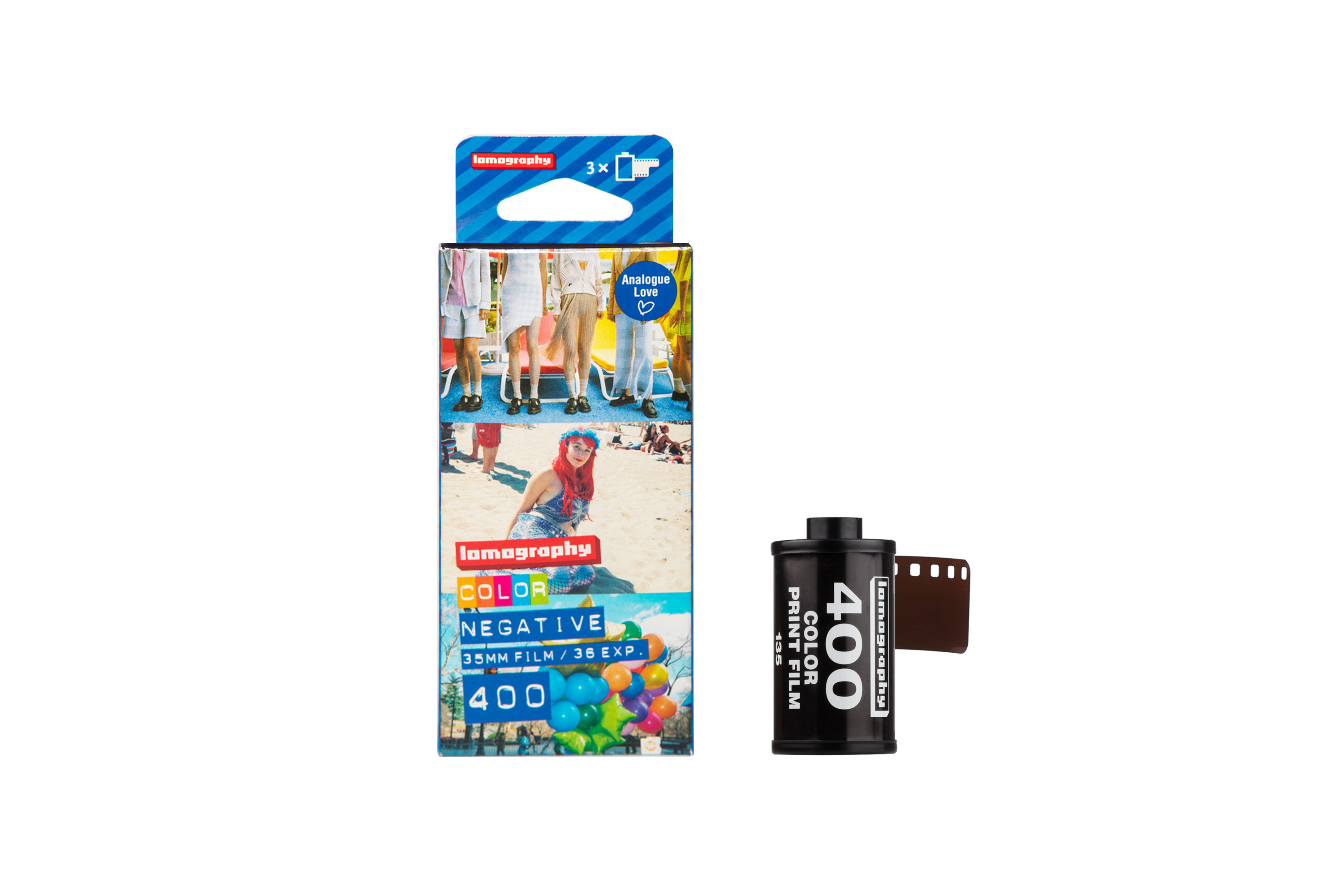 Lomography Color Negative 35 mm ISO 400 – Pack of 3