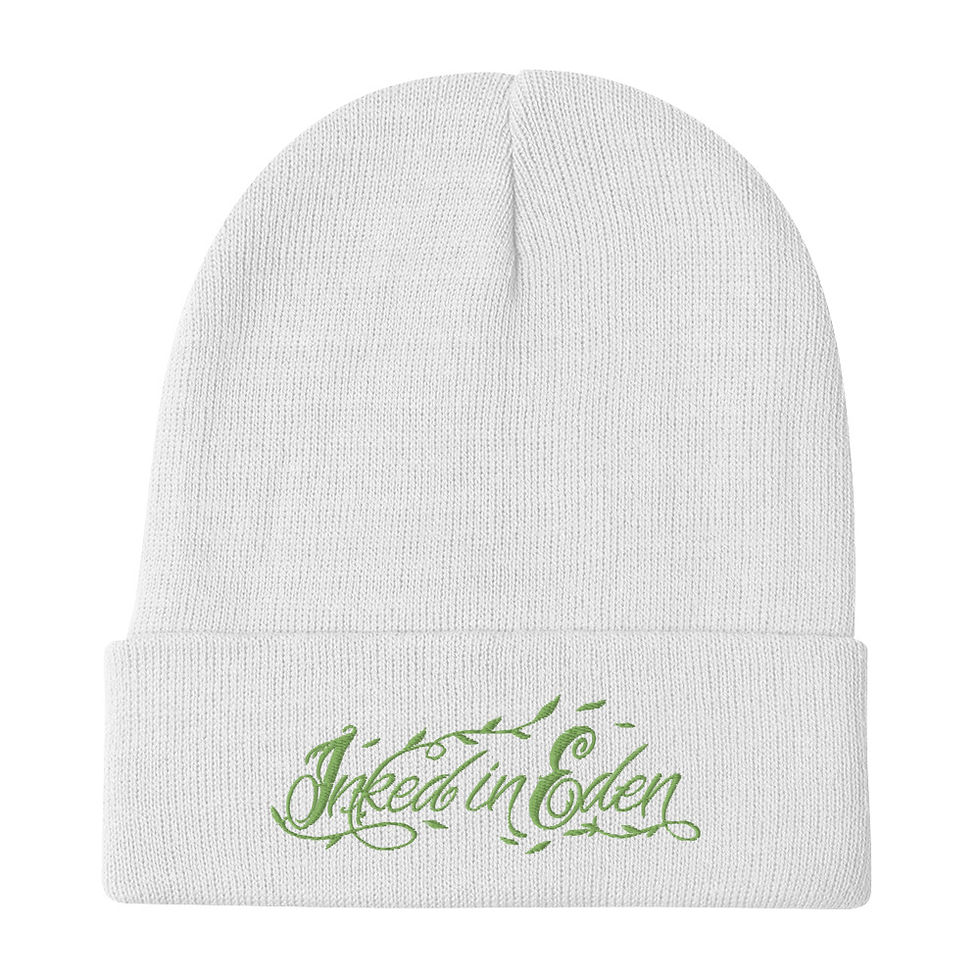 Thumbnail: Inked in Eden Embroidered Beanie