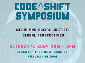 3rd CODE^SHIFT Symposium on “Media & Social Justice: Global Perspectives” to take place on October 4, 2024