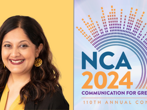 Dr. Srivi Ramasubramanian to receive NCA Org Comm Service Engagement Award