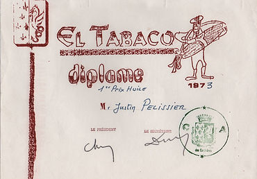Justin Pélissier, concours-expo El Tabaco, 