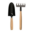 Trowel and hand rake