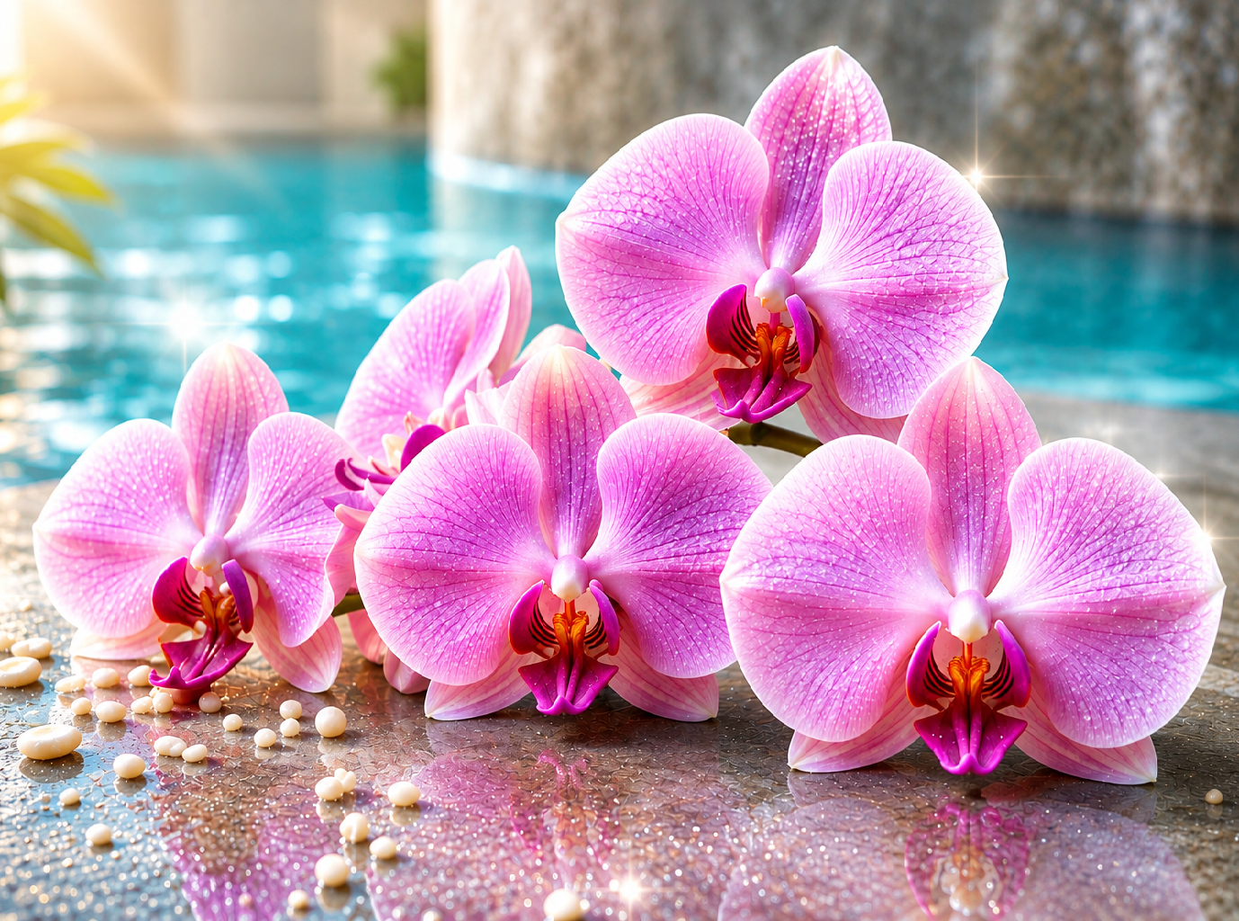 Orchidée rose