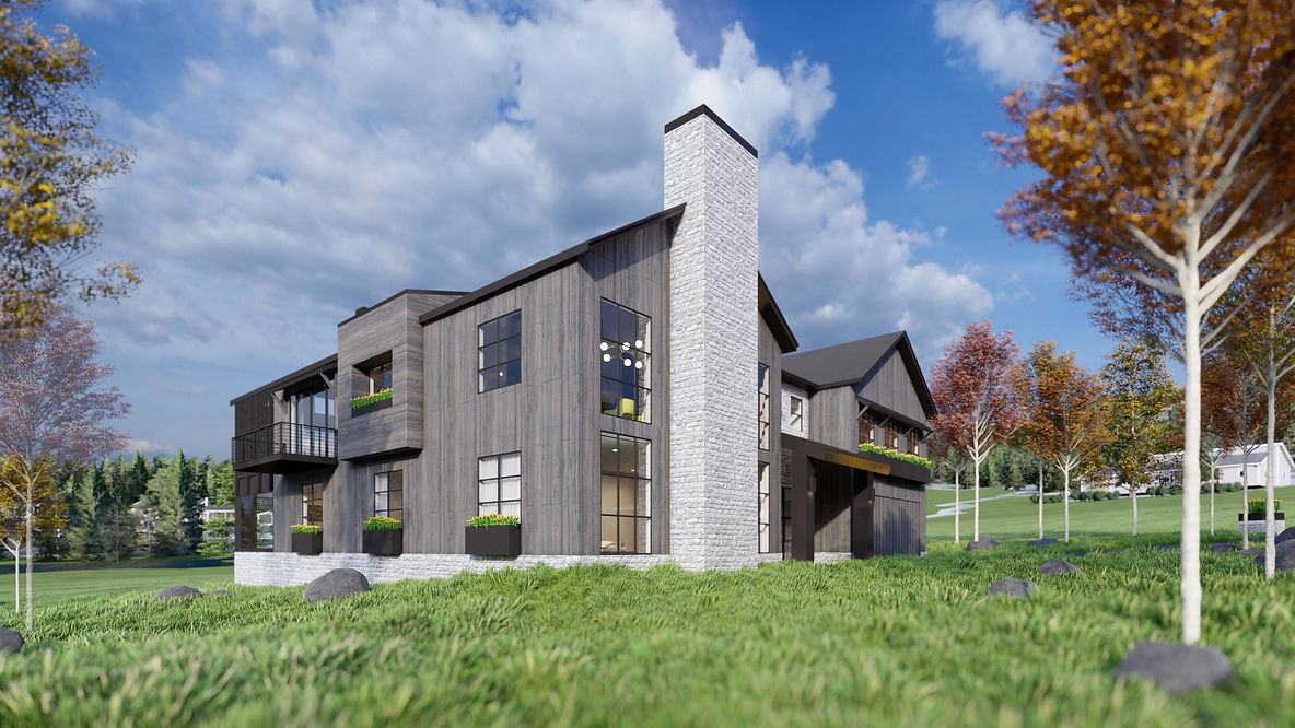Colorado Home - 3D Rendering by Dimensions - Los Angeles - Exterior view 2
