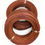 Miniatura: 100 Metros Cabinho Flexível Bitola 22awg = 0,30mm Cor Marrom 70° 300V Cobre NU