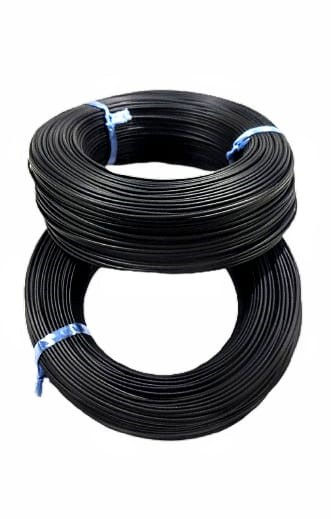 Miniatura: 100 Metros Cabinho Flexivel Bitola 20awg = 0,50mm Cor Preto 70° 300V Cobre NU