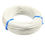Miniatura: 100 Metros Cabinho Flexível Bitola 22awg = 0,30mm Cor Branco 70° 300V Cobre NU