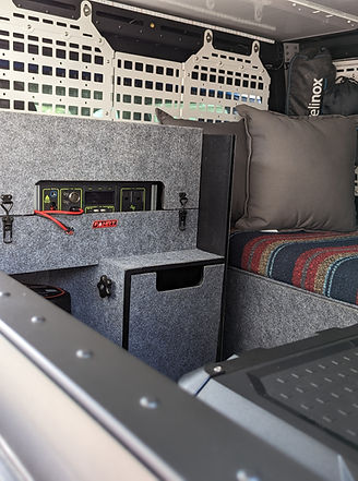 Super Pacific Canopy with a Fahrt Systems power management storage system on a Chevy Silverado