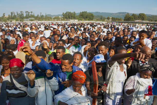Attending the Timket Festival.
