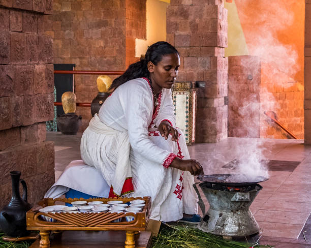 Having Coffee Ceremonies.