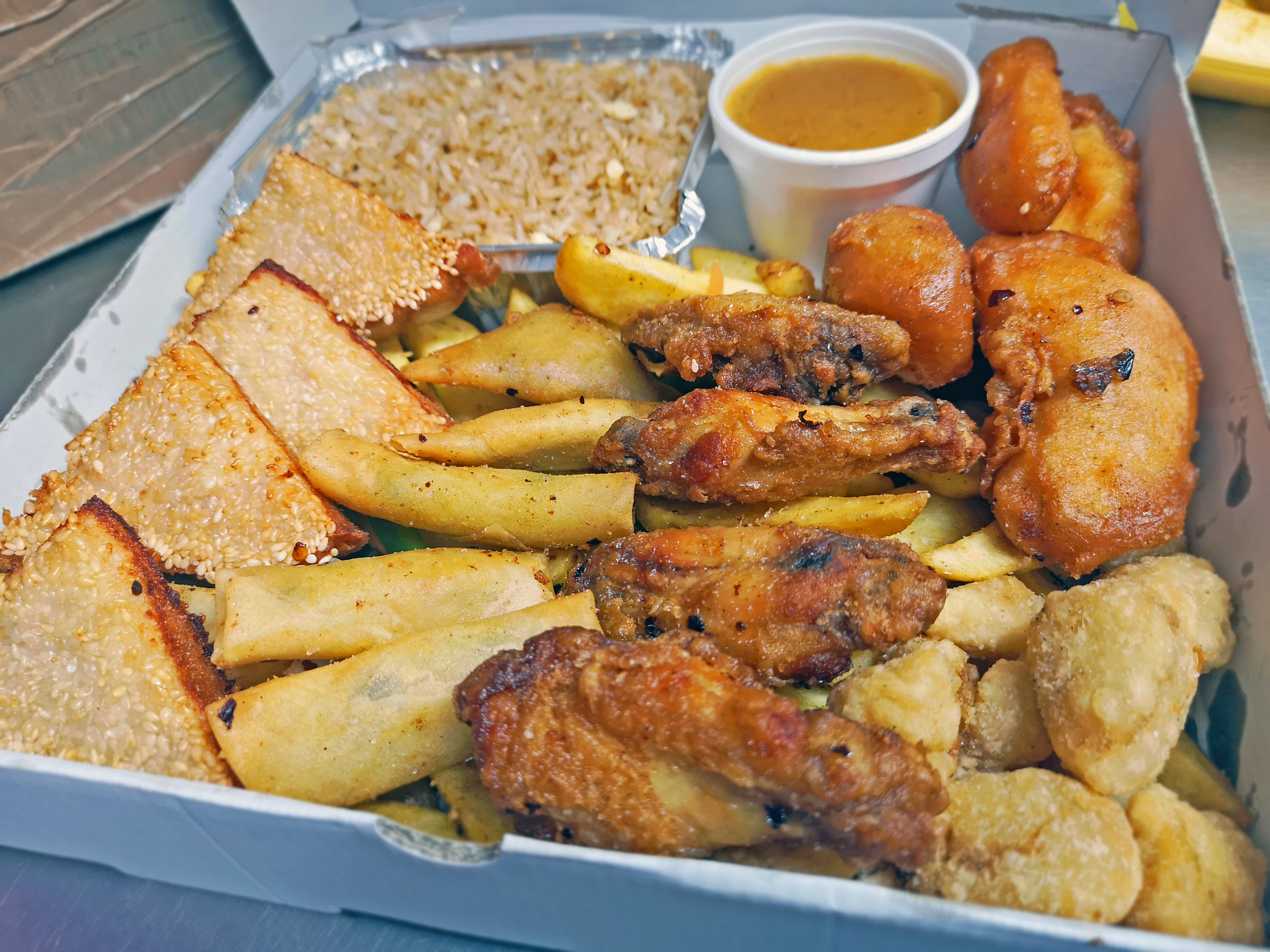 Arranged Food and Objects